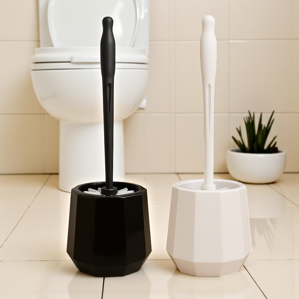 Escova Sanitária com Suporte Escova para Vaso +