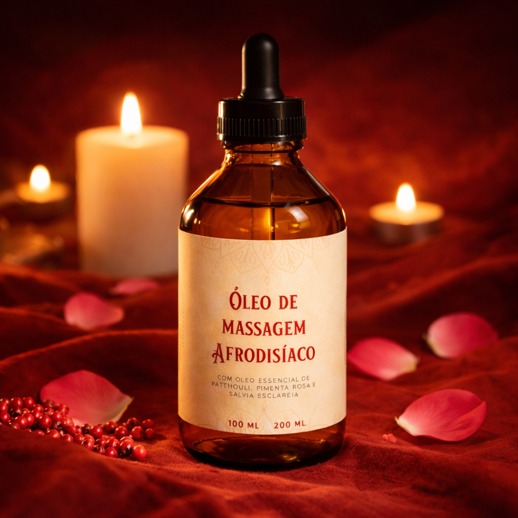 Óleo de Massagem Tântrico Afrodisíaco | Sensual