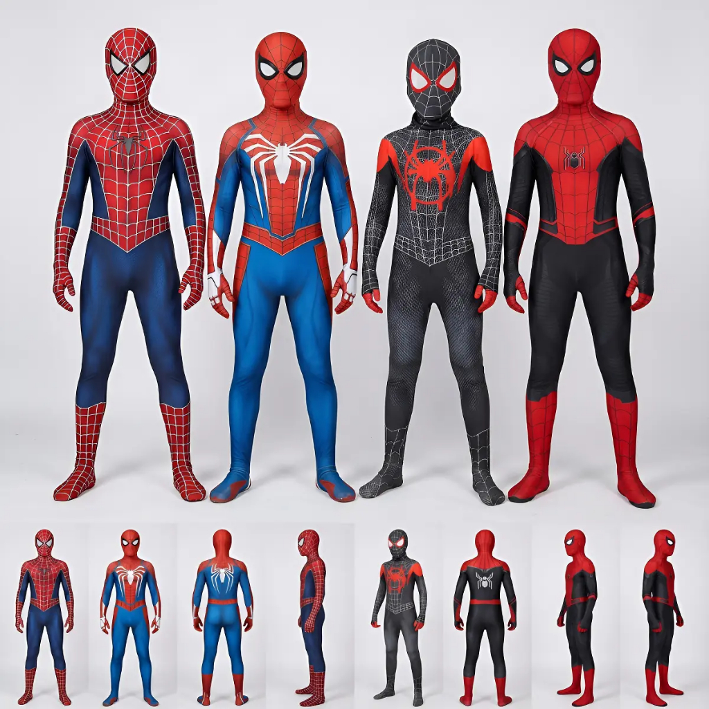 Fantasia Homem Aranha 2026 Infantil Adulto Solado