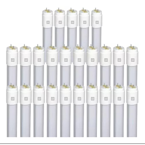 Kit 25 Lâmpada Led 18w Tubular T8 120cm 4000k Bra