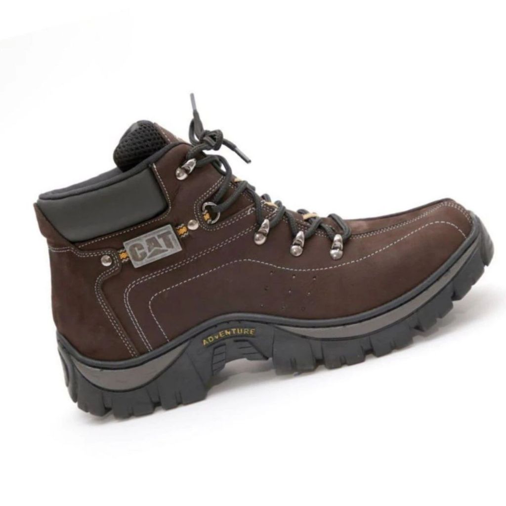 Bota no Modelo Cater-pillar Masculina Dia a Dia Pu