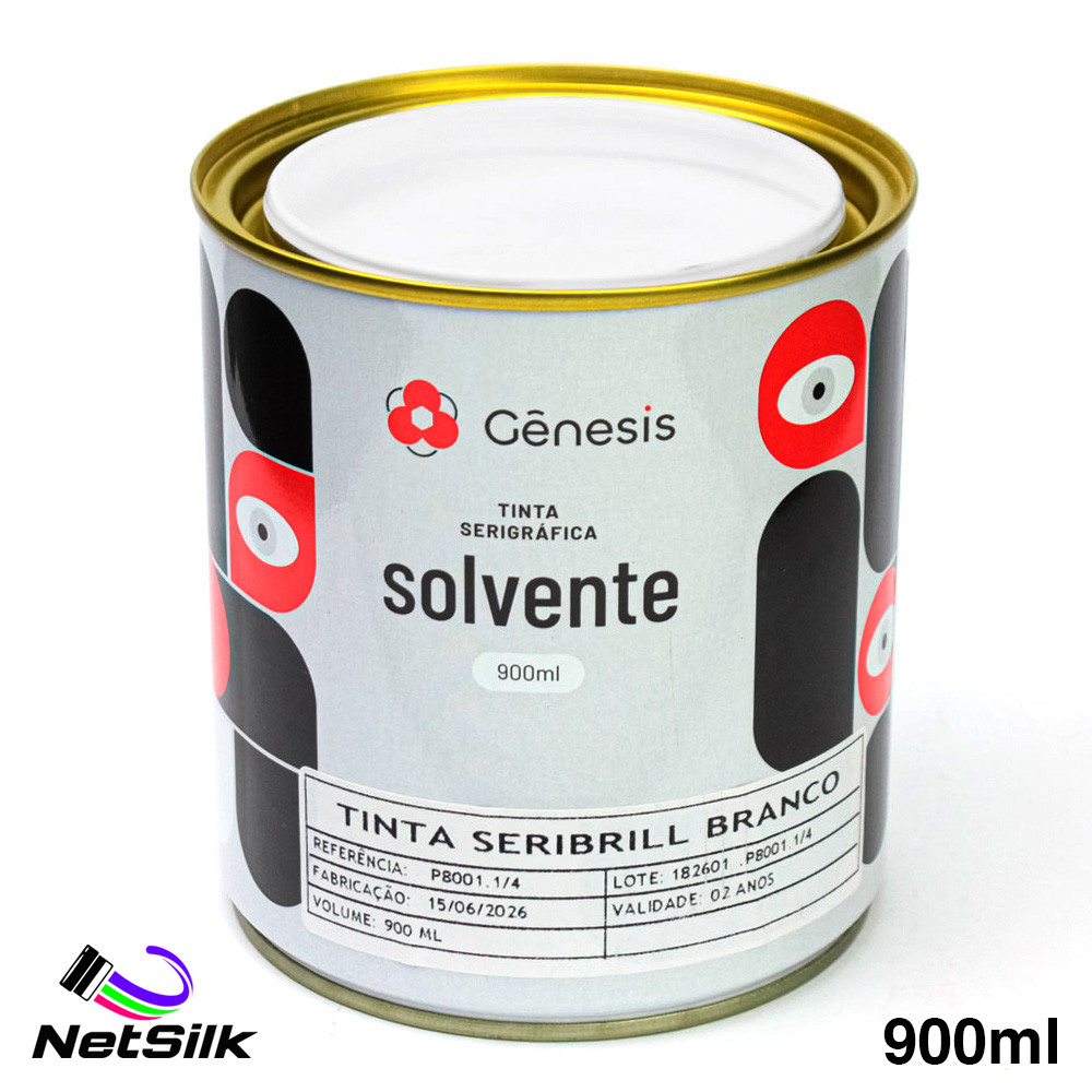 Tinta Seribrill Branco 900ml – Gênesis p/ S