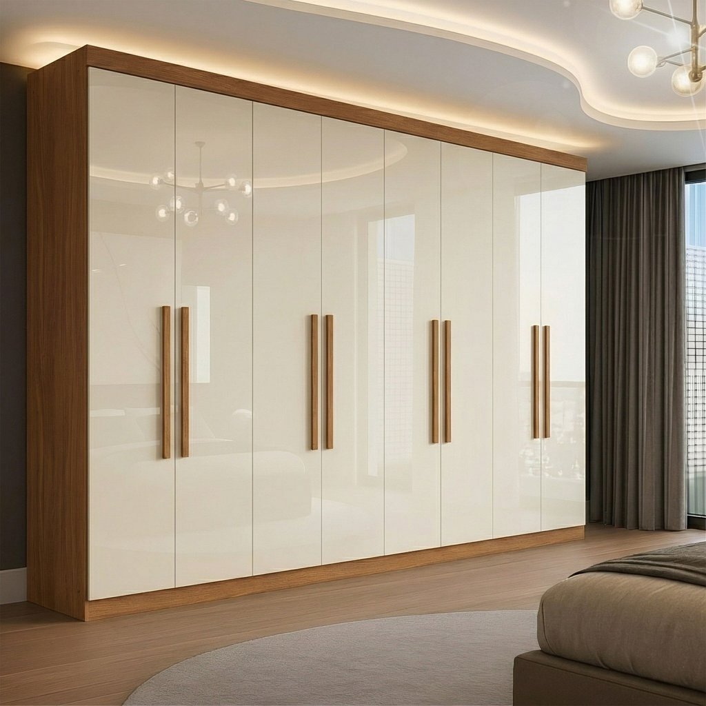 Guarda Roupa Casal 8 Portas 4 Gavetas Paris Espres