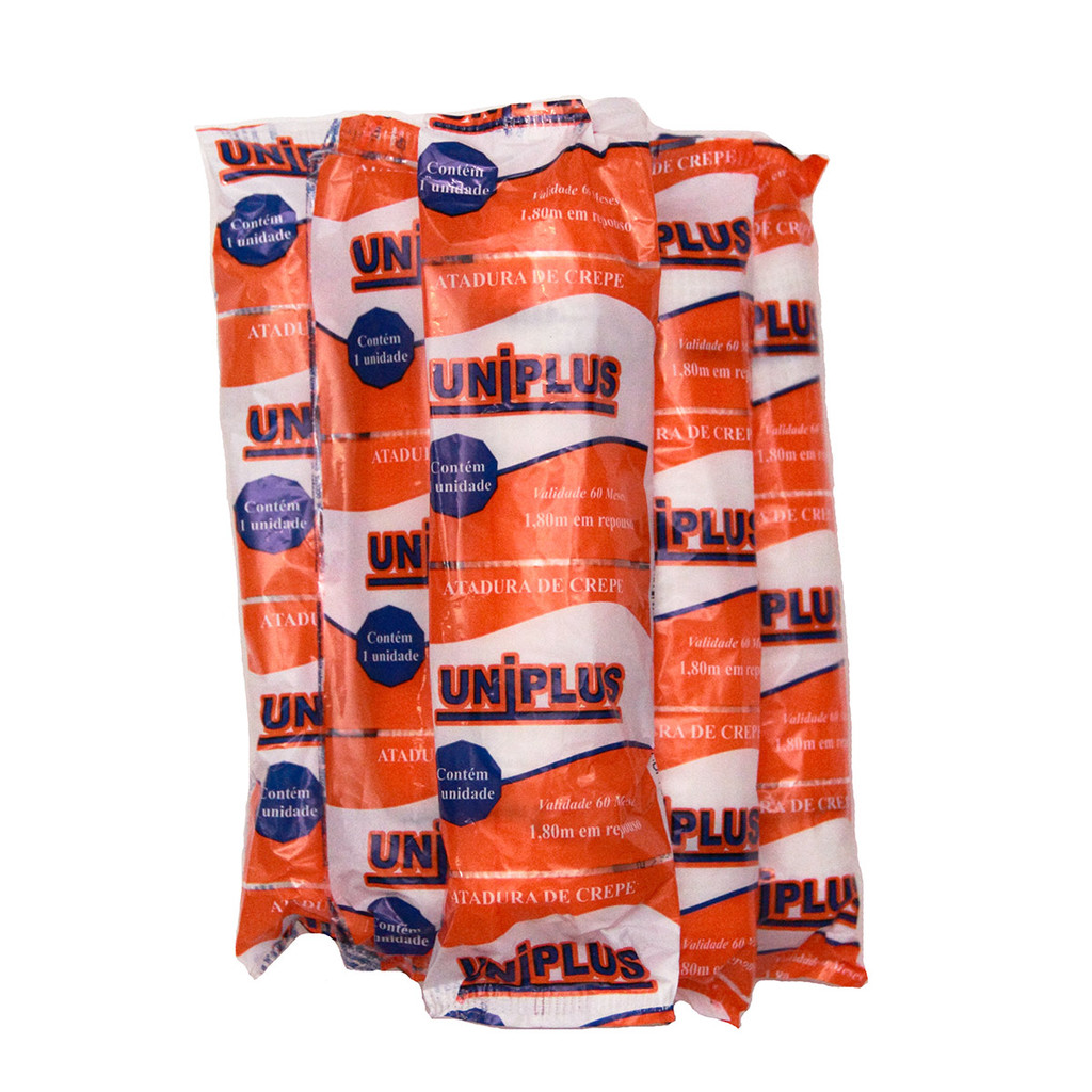 Atadura De Crepom 1,8m c/12 Un – UNIPLUS