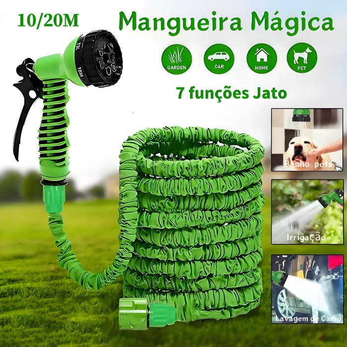 Mangueira Mágica 10M/20M Extensível Elástica Fl