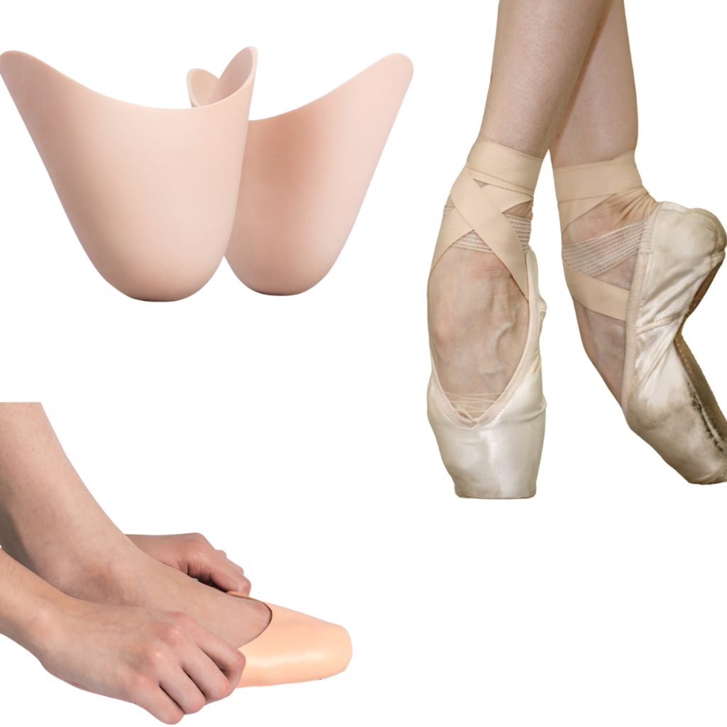 Ponteira De Gel Silicone Ponta Redonda Para Sapati