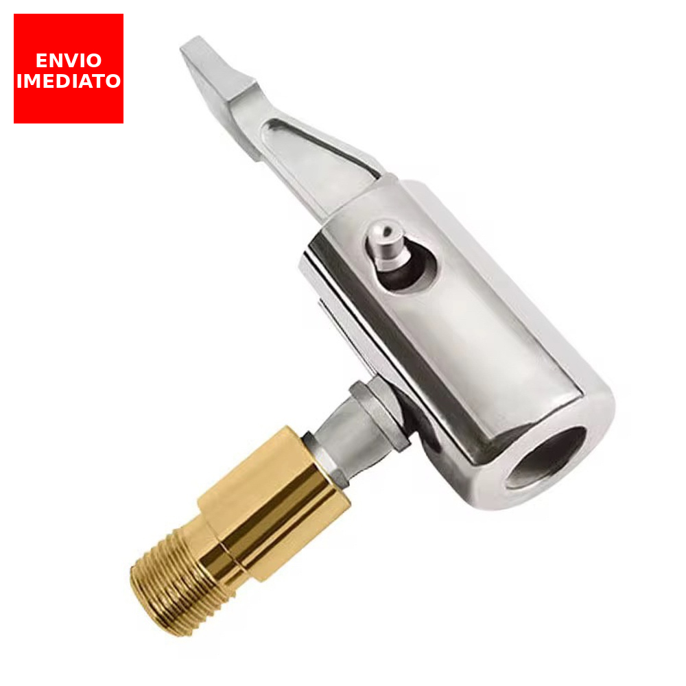 Bico Inflador Com Presilha De Ar De Pneu De Bicicl