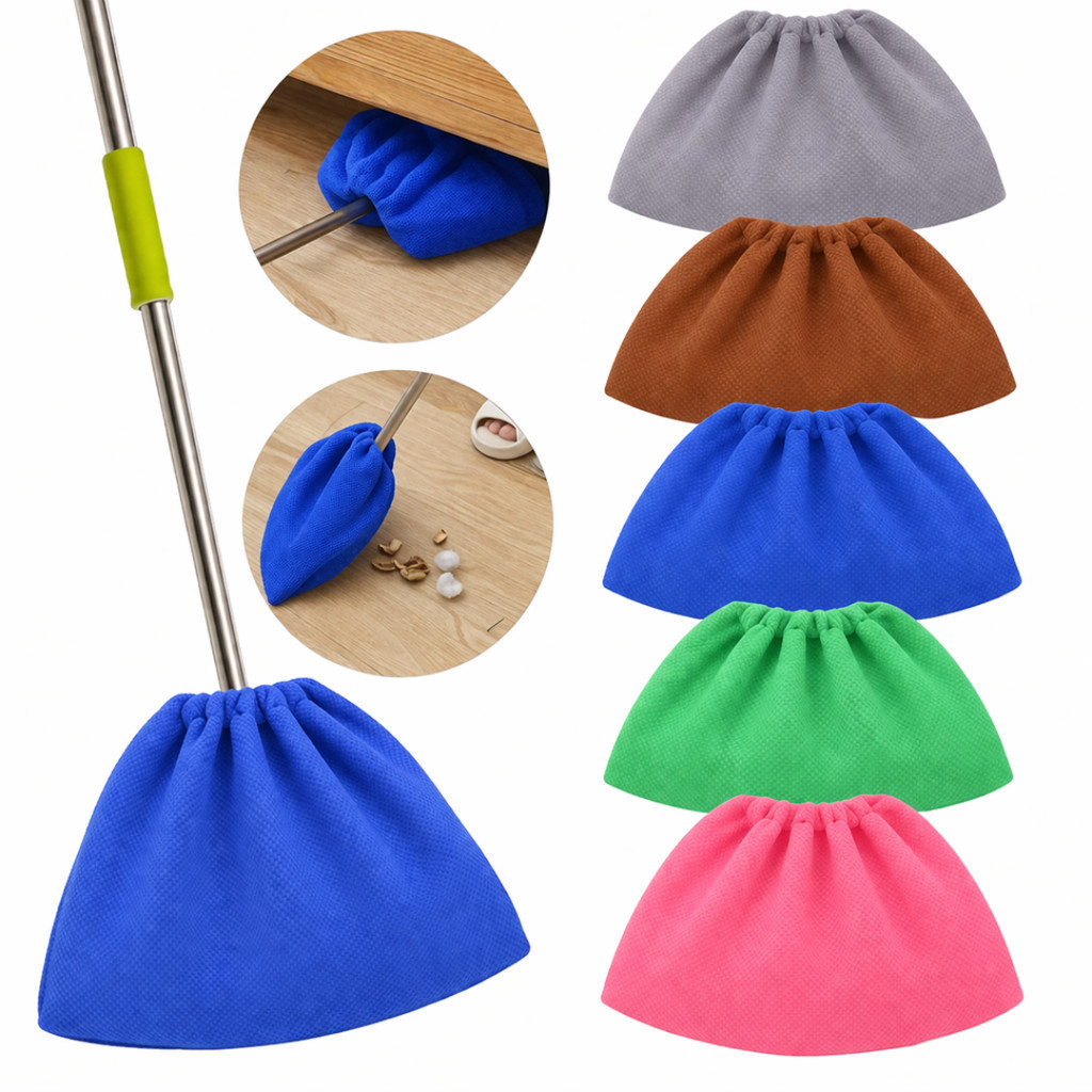 Kit 5 Capas Vassoura Pano Chão Reutilizável Lav
