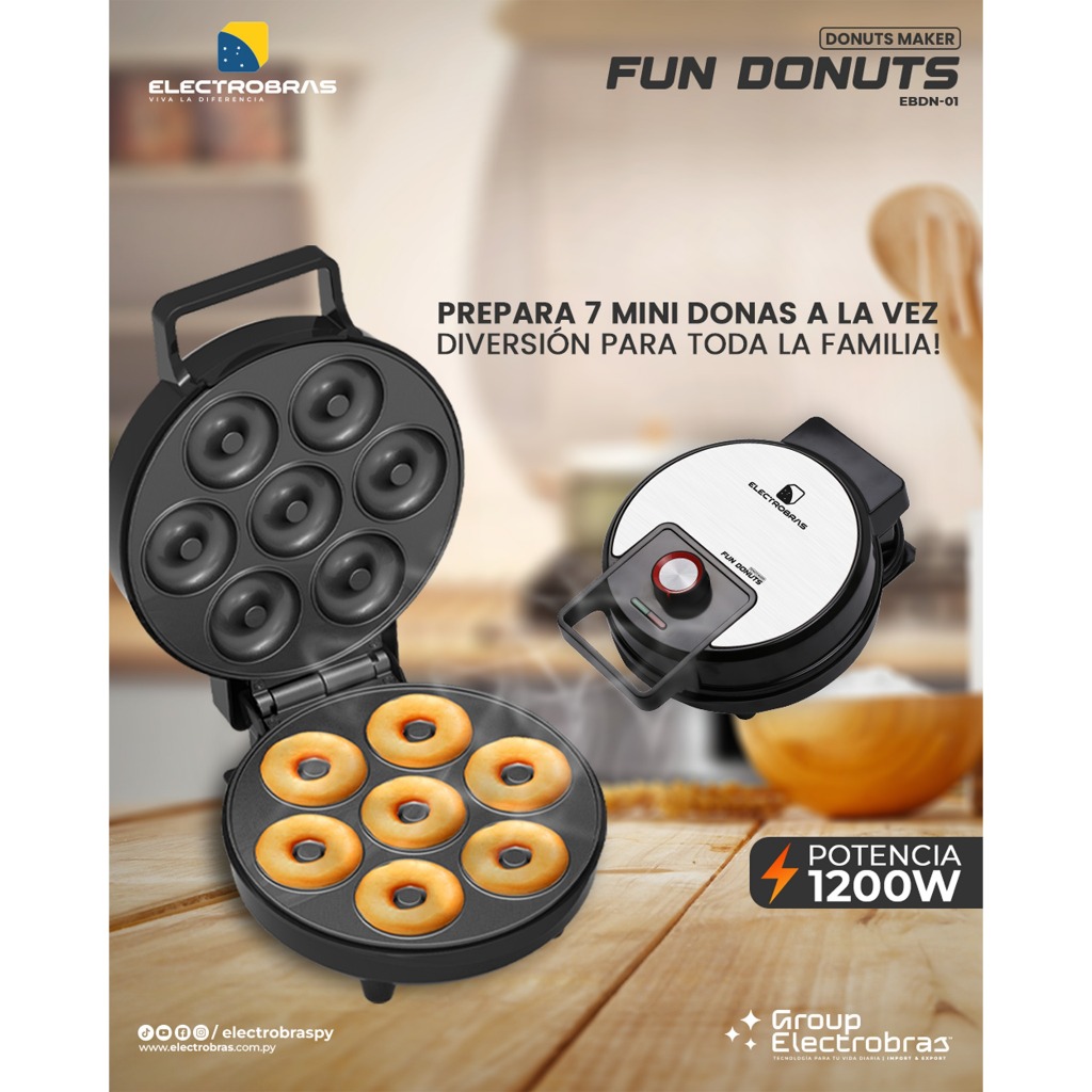 MAQUINA DE Donuts Maker MINI DONUT Electrobras EBD