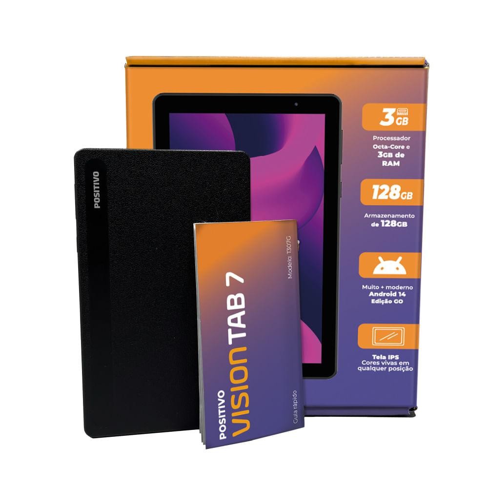 Tablet Positivo Vision TAB 7 3GB RAM 64GB Octa-Cor