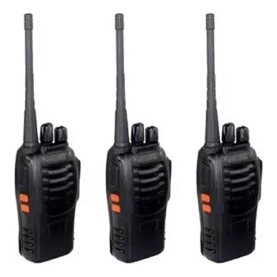 Kit 3 Radio Comunicador Baofeng 777s 12km Walkie T