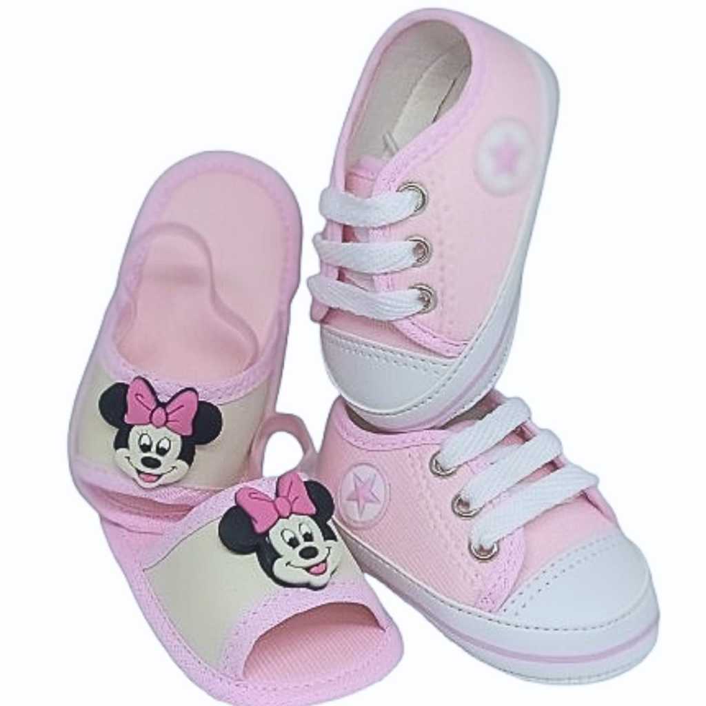 Kit Recém Nascido Sapatinho Bebe Menina Menino T�