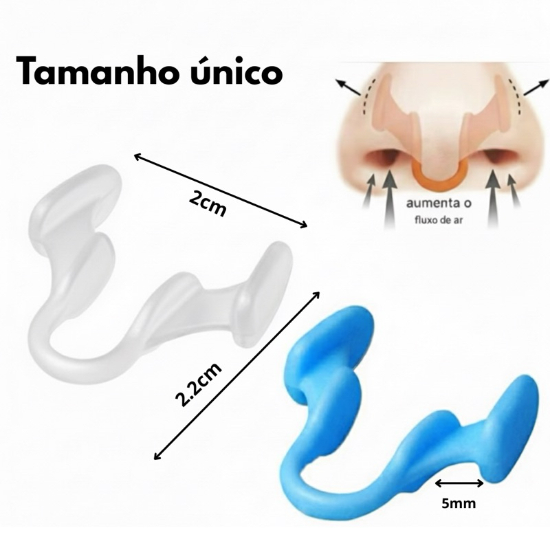 Dilatador Nasal Anti Ronco apneia do sono Silicone