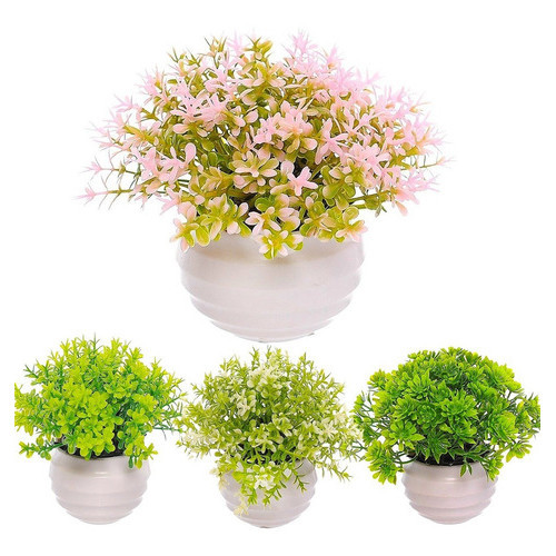 Mini Vasinhos Com Flores Artificiais Decoração p
