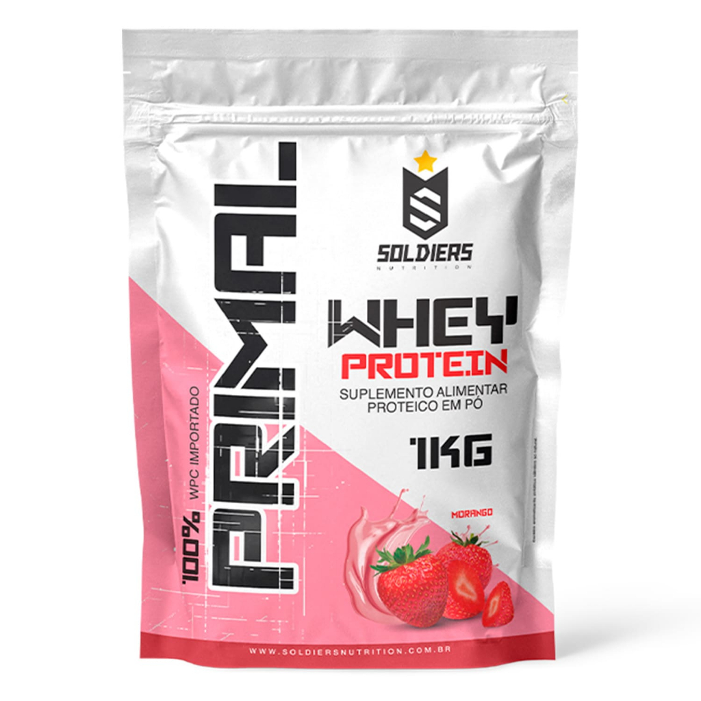 Whey Protein Primal 1kg Importado Soldiers Nutriti