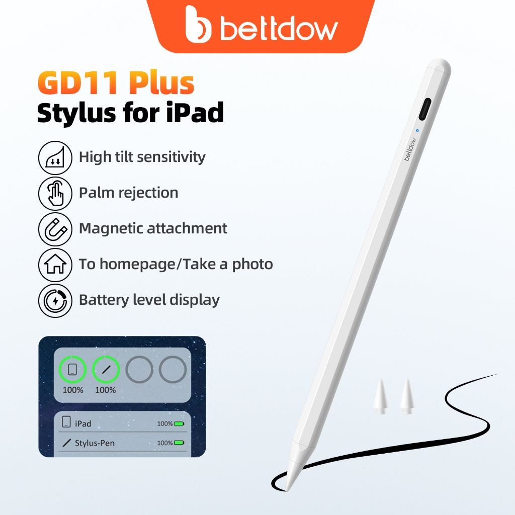 BETTDOW 11th Plus Caneta Stylus para iPad Stylus P