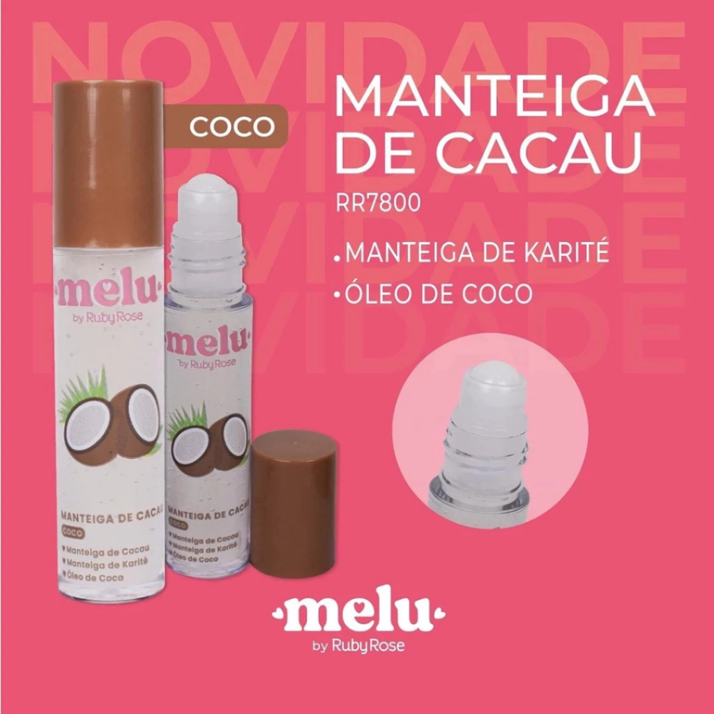 Melu By Ruby Rose Coco Manteiga De Cacau Líquida 