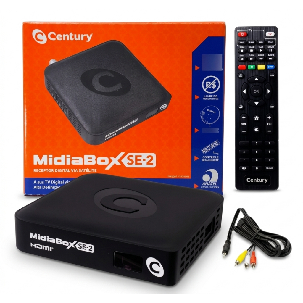 Receptor Digital Century Midiabox SE-2 Nova Parab�