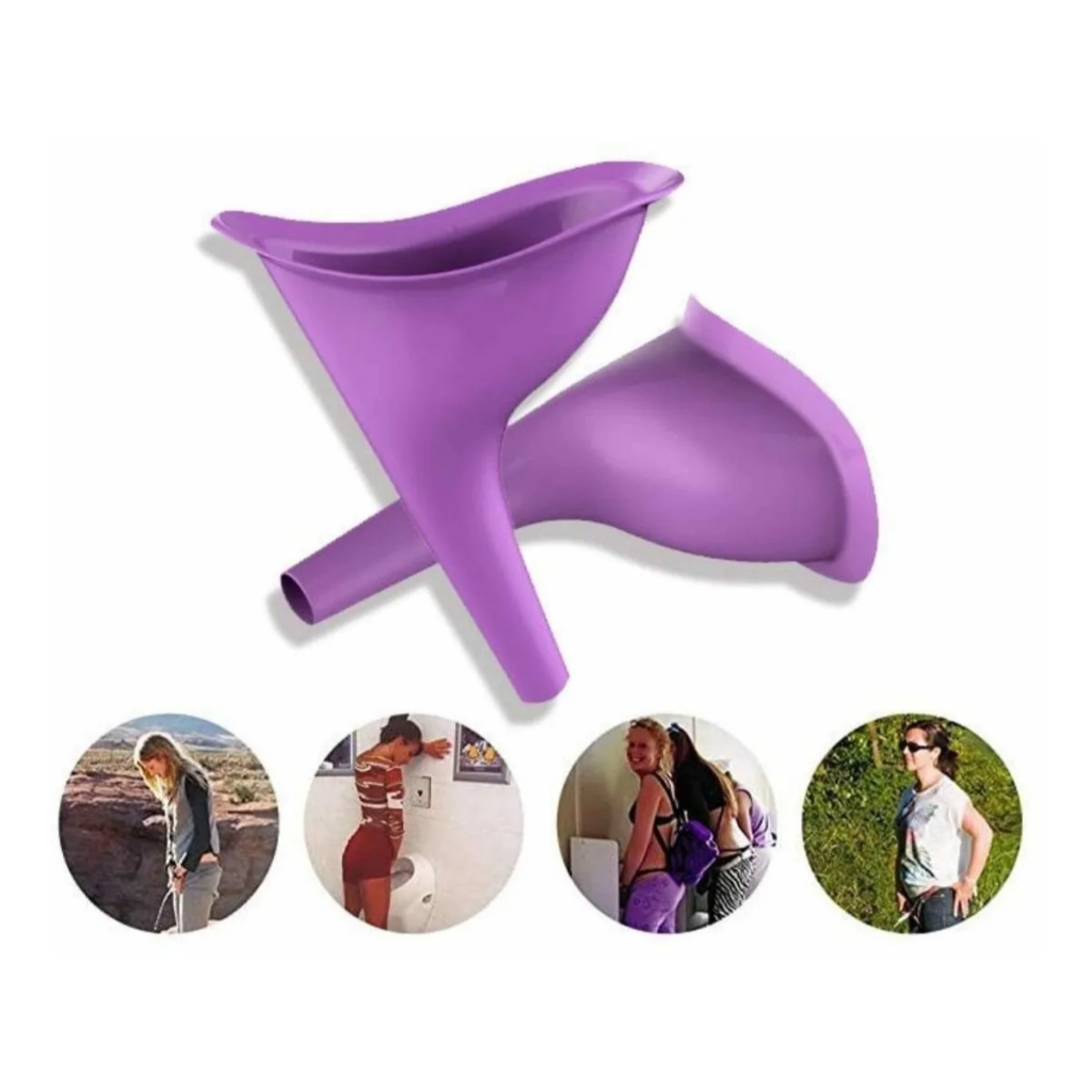 Kit 2 Urinol Feminino Para Fazer Xixi Em Pé Funil