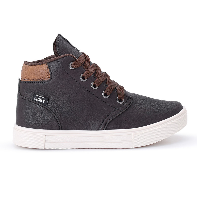 Tenis Botinha Infantil Meninos Casual Cano Alto Co