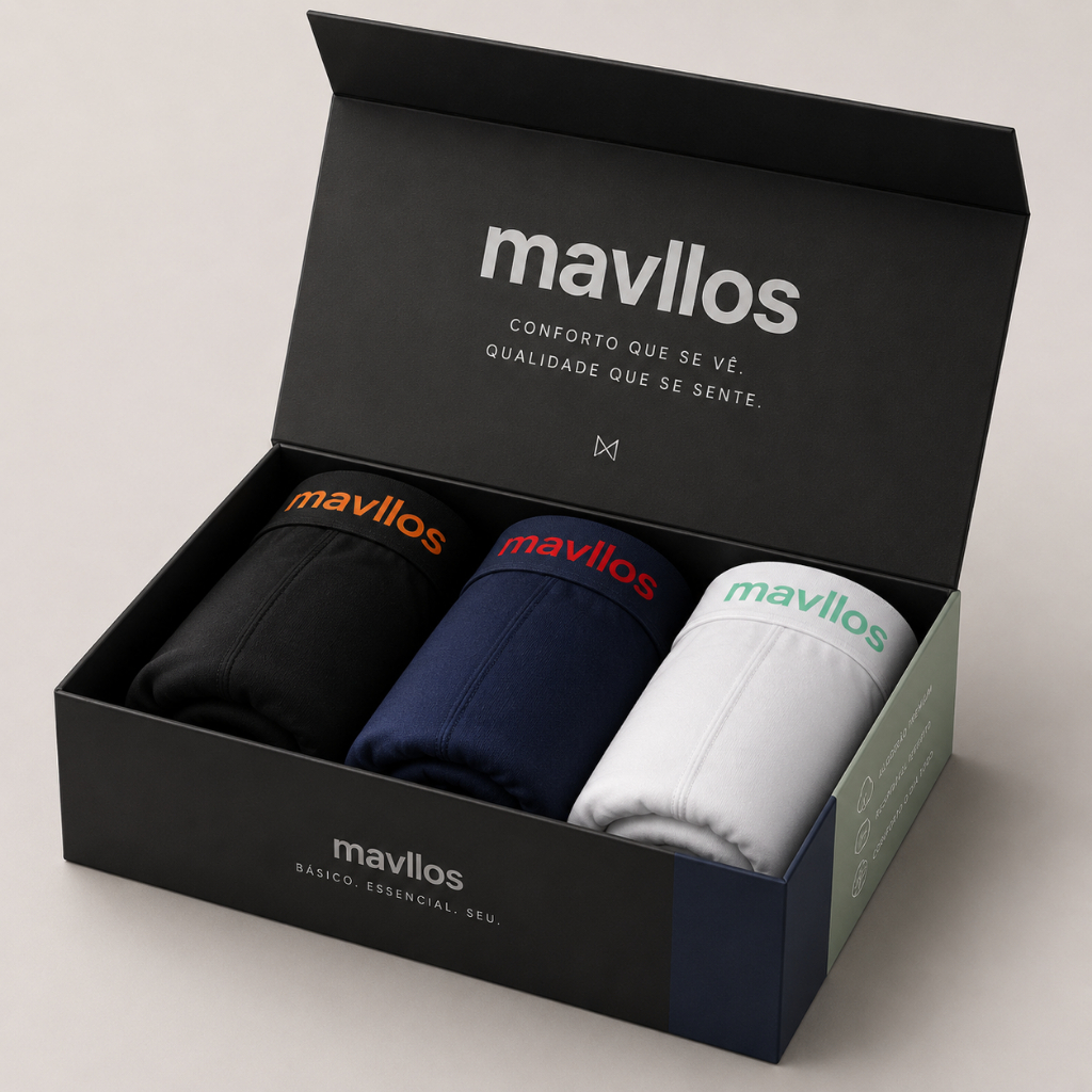 Kit 3 Cuecas Boxer Masculina Microfibra Toque Gela