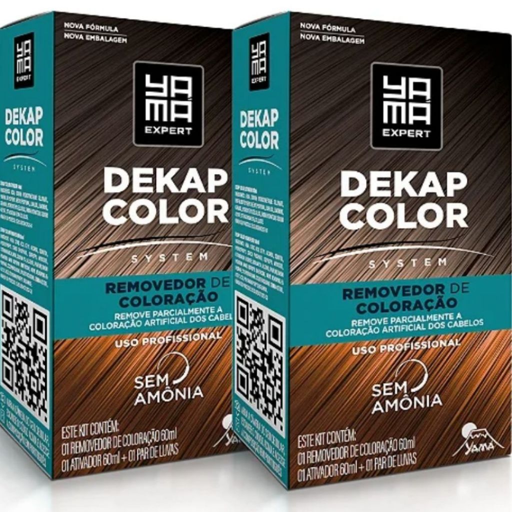 Kit com 2 Unidades Yamá Dekapcolor System  120ml 