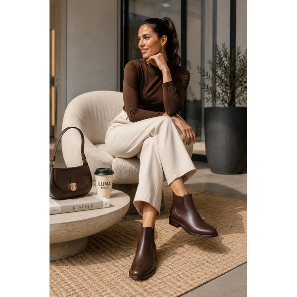 Bota Galocha Feminina Impermeável Antiderrapante 