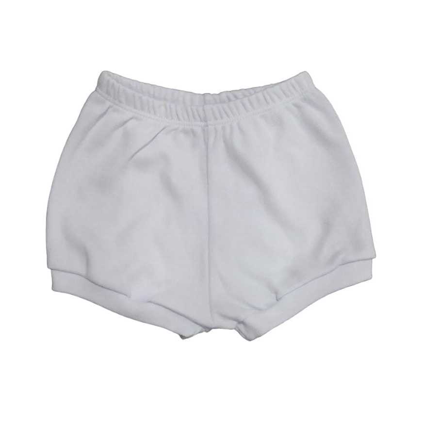 Shorts Bebê Tapa Fralda em Suedine Enxoval Matern