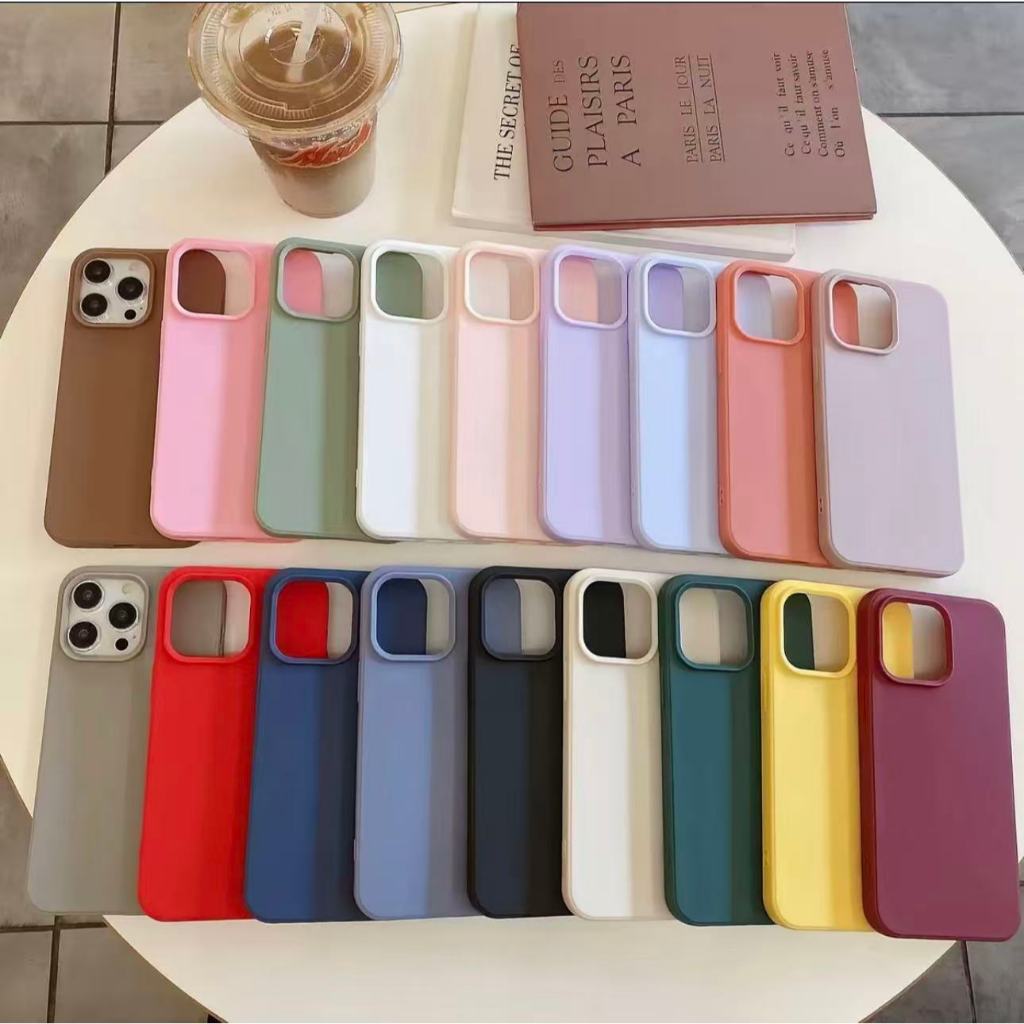 Premium Capinha Case Silicone Aveludada Para iPhon