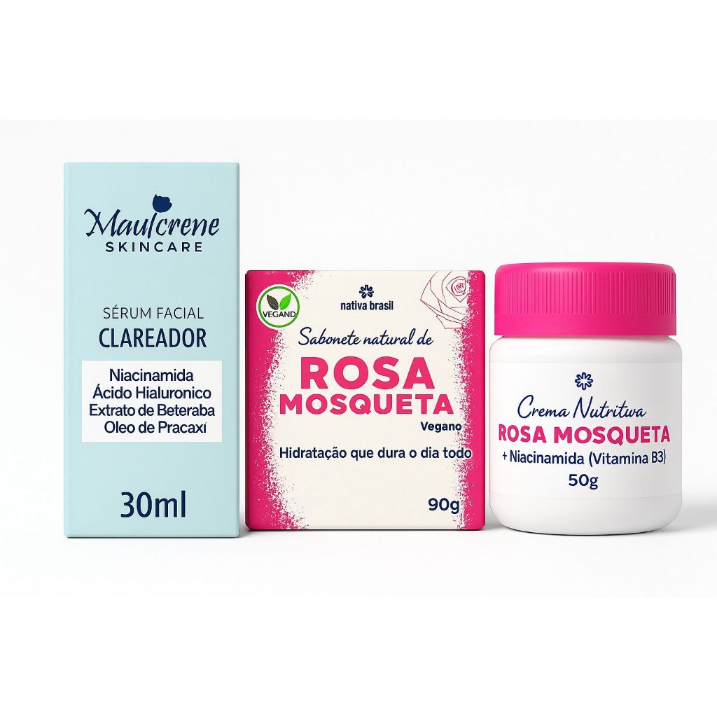 Kit Tira Manchas Melasma e Acne – Creme + Sa