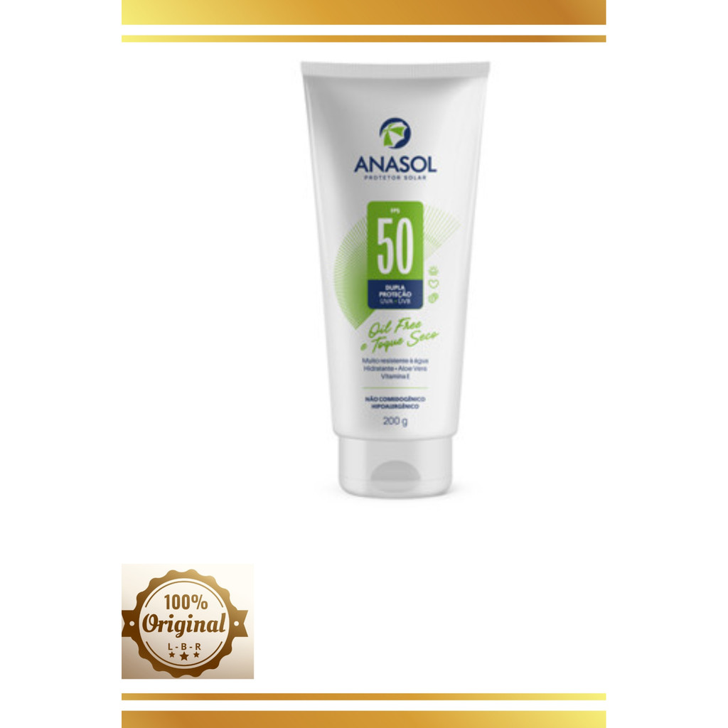 ANASOL PROTETOR SOLAR FPS 50 – LOCAO –