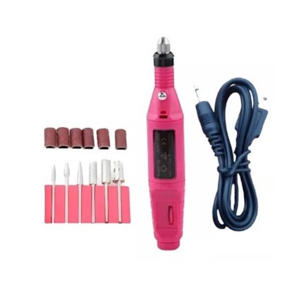 Lixadeira de Unhas Elétrica com Broca e Motor Biv