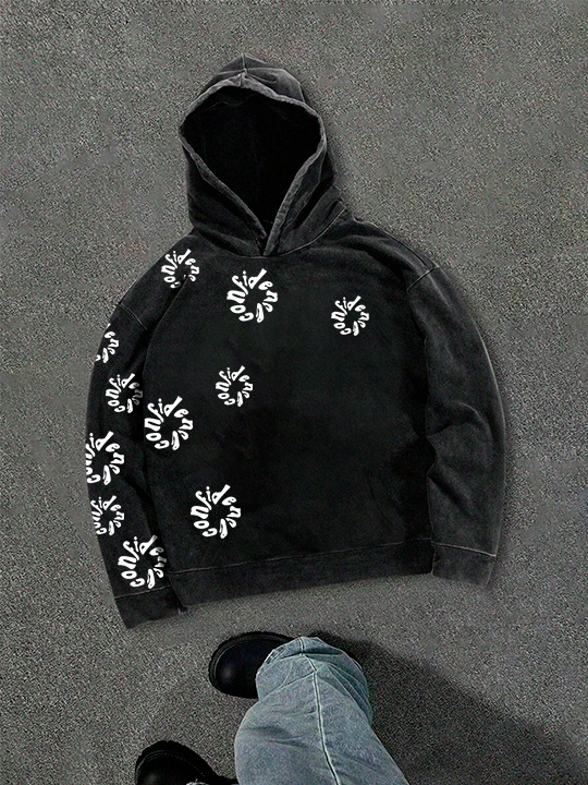 Moletom Canguru Denim Confidence 100% Algodão Y2K