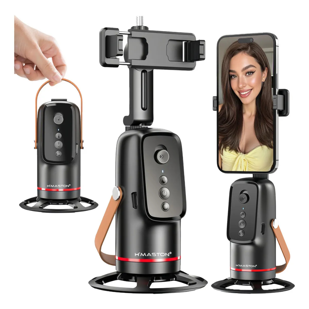 Selfie Stick Tripod 360° AutoFace Tracking,Pan-Ti