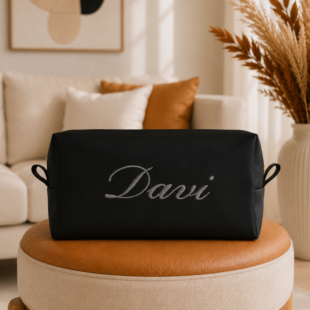 Necessaire Box Personalizada Grande Feminina Maqui