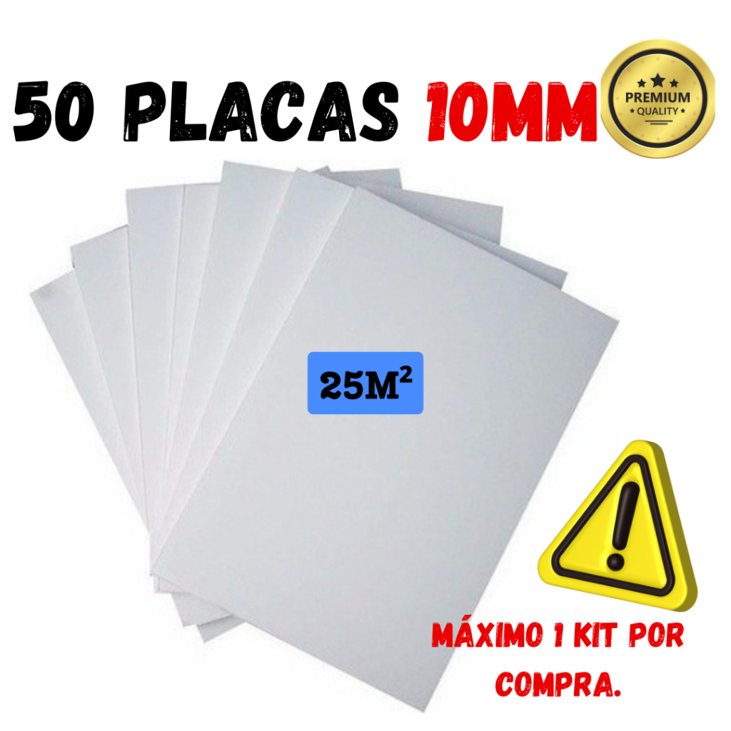 Isopor Eps Placas De 10mm (1cm) Antichamas 100x50c