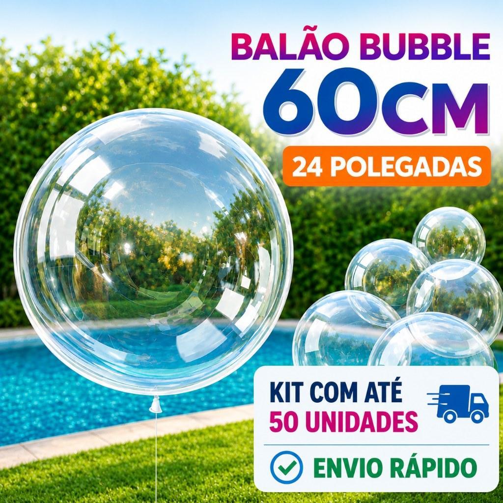 Kits 5/10/20/30/40/50 Unidades Balão Bubble Bobo
