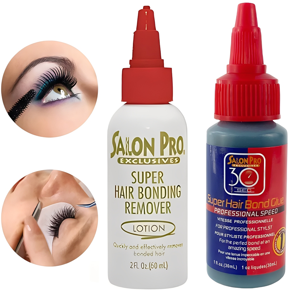 Kit Salon Pro Cola para Cílios 30s + Removedor Pr