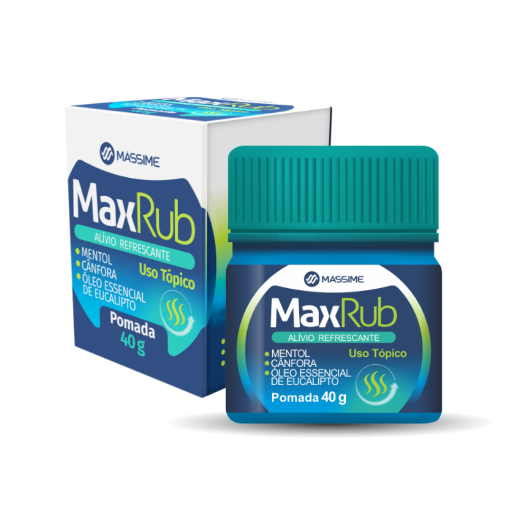 Pomada MaxRub –  40g – Descongestionan