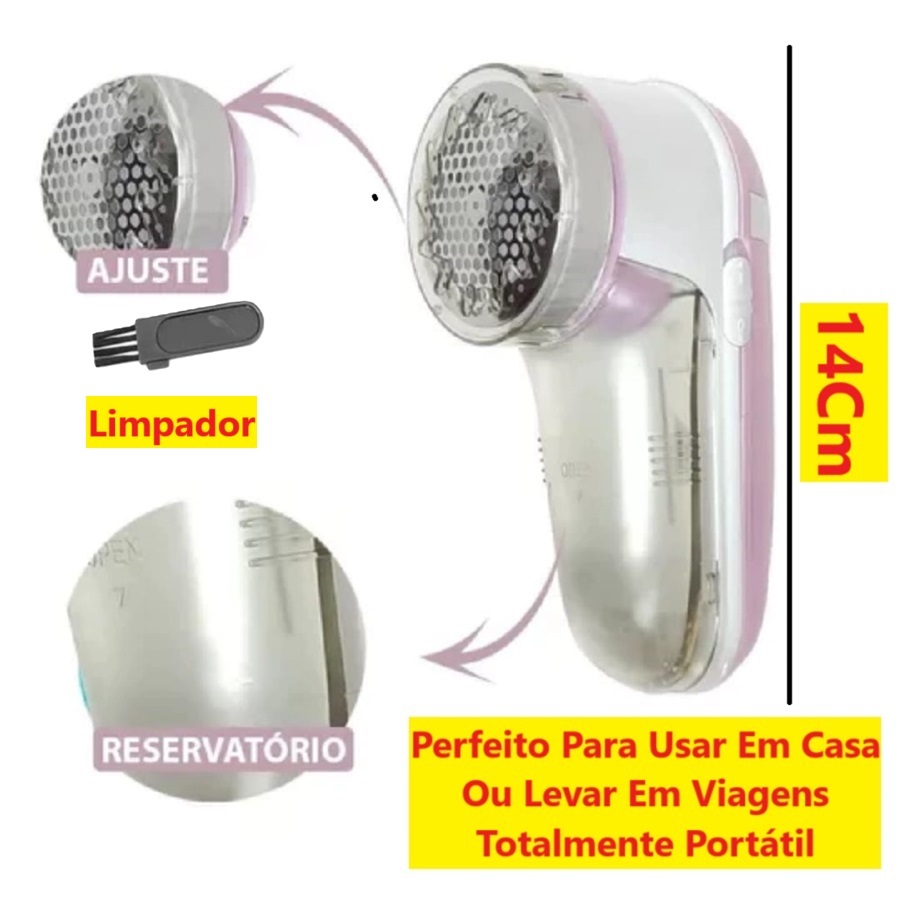 Papa Bolinha Elétrico 14Cm Aparador E Removedor D