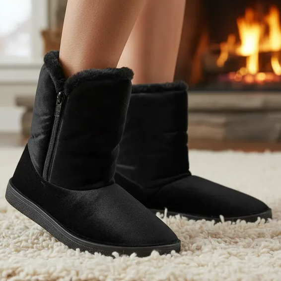 Bota Pantufa Feminina Blackboar Forrda com pelo l�