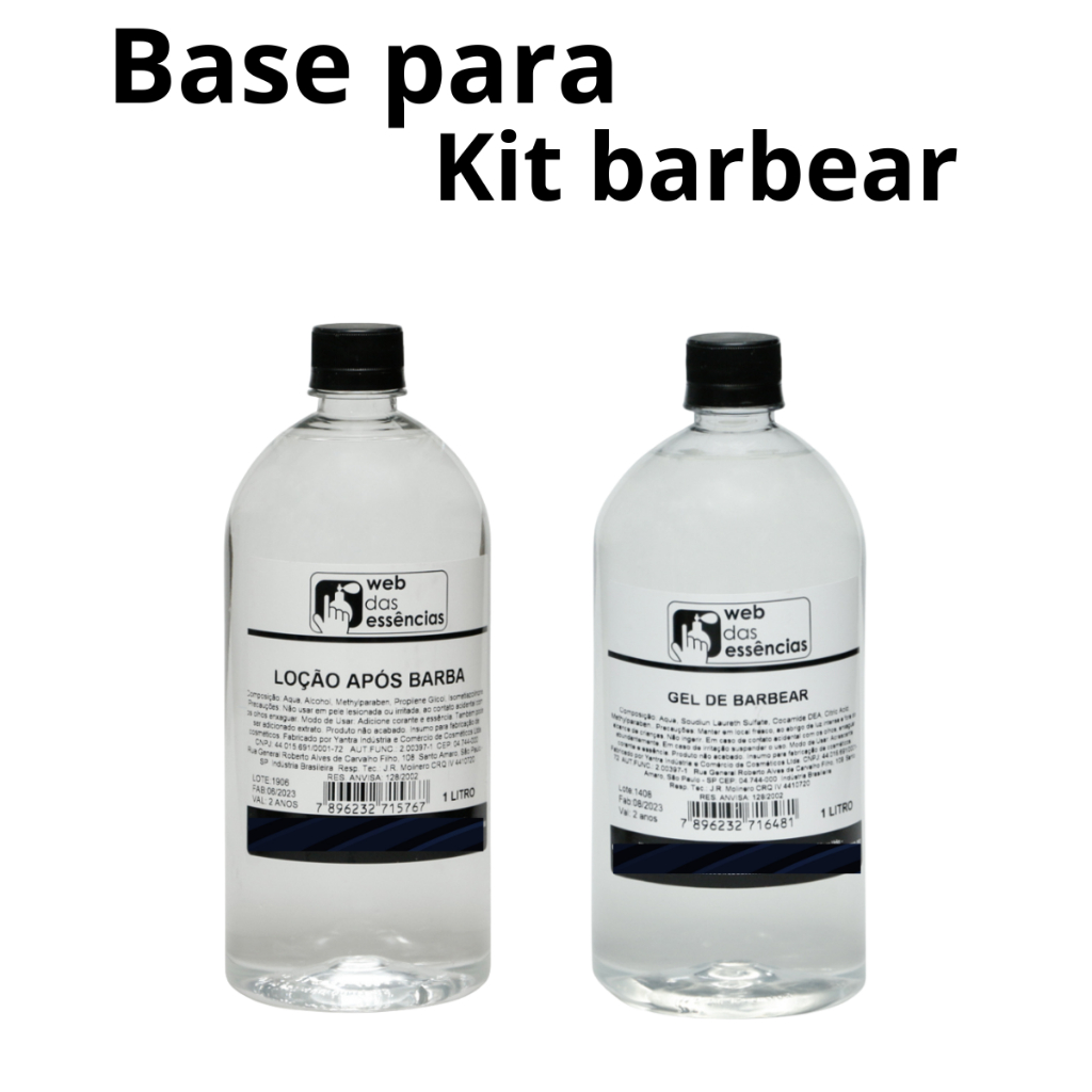 Kit Base Para Barbear – Gel Barbear + Loçã