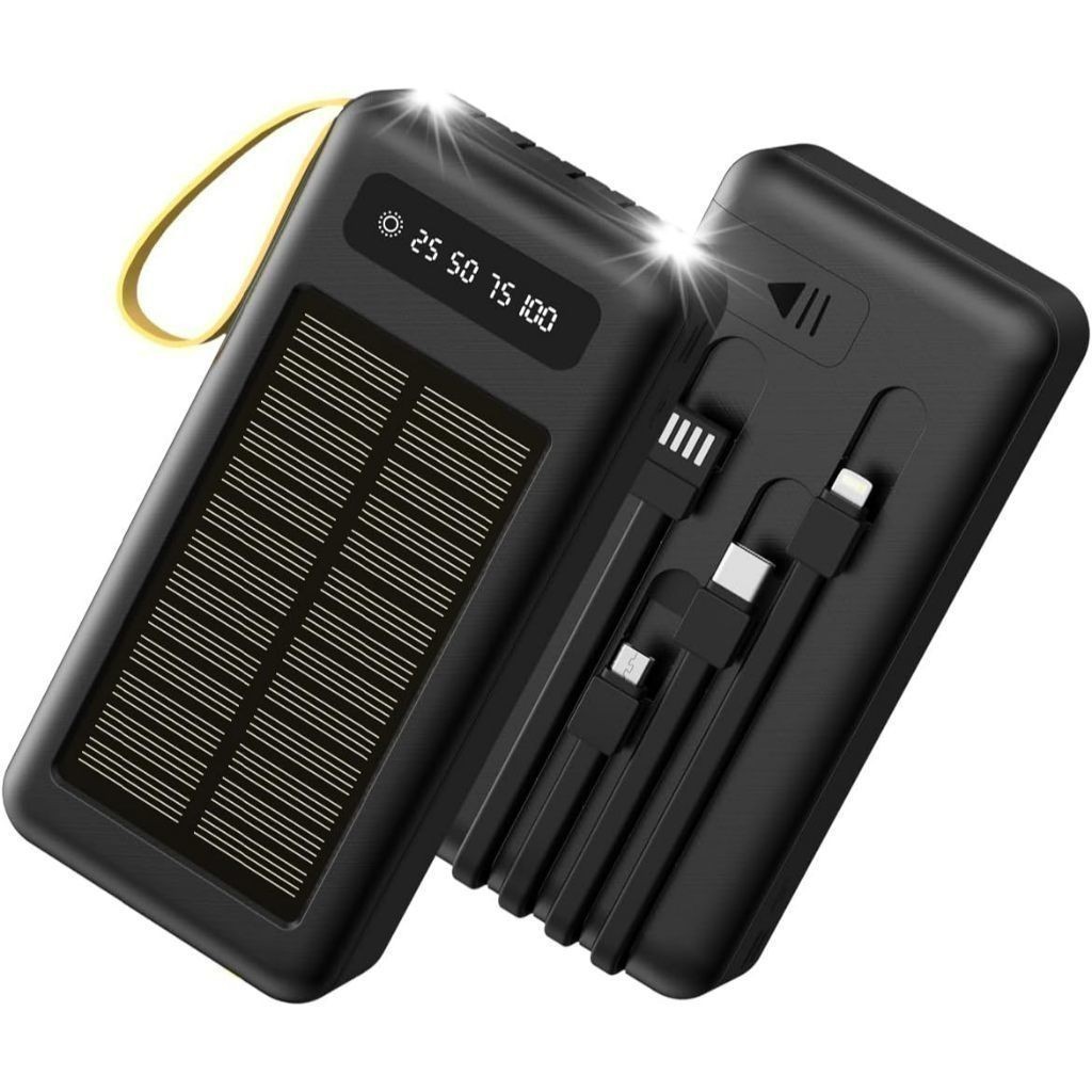 Carregador Portátil Power Bank Solar 20.000mah Co