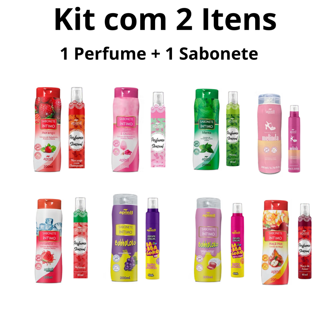 Kit Com 2 Unidades –  1 Sabonete Feminino + 