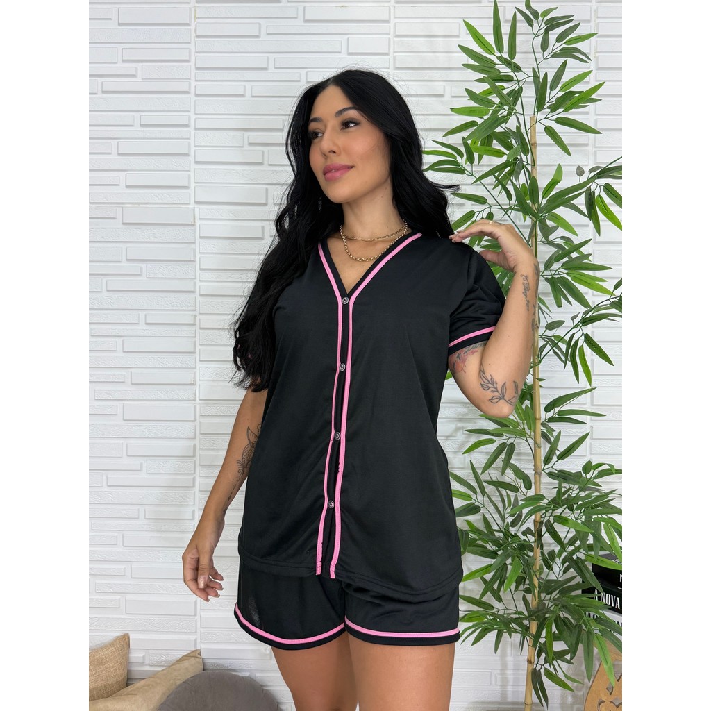 Pijama Baby Doll Amamentação Americano Cirurgico