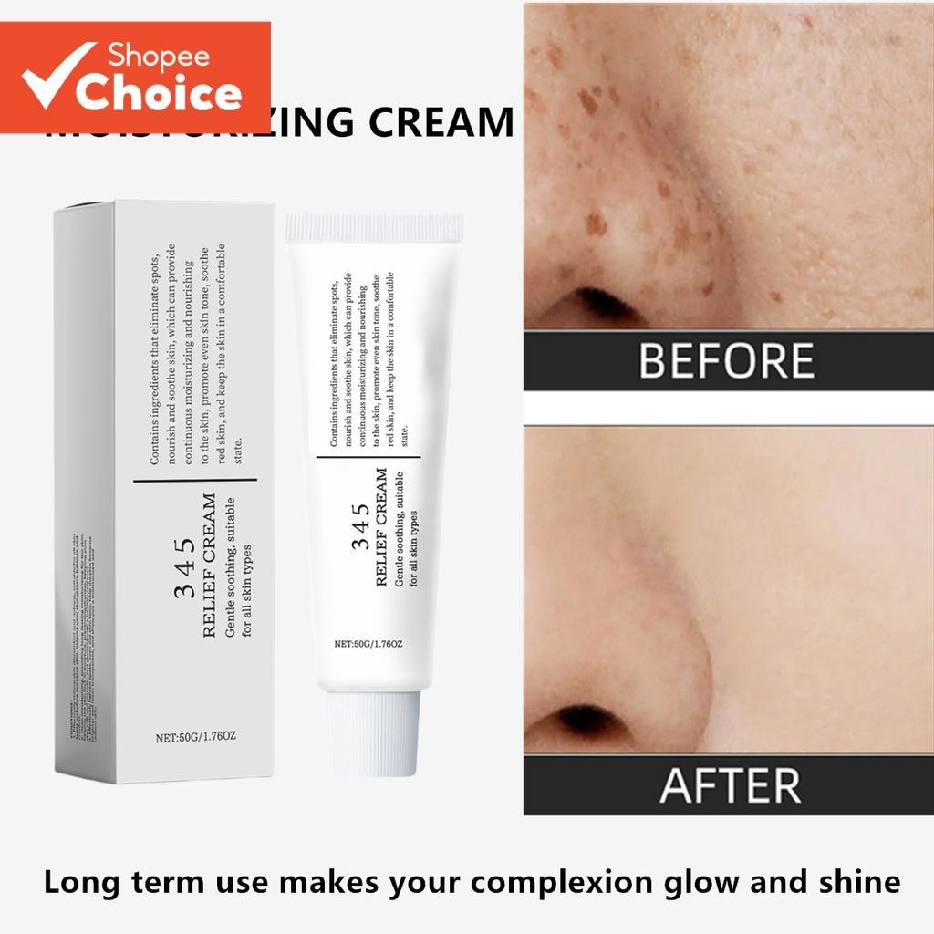 345 Creme De Alívio Suave Cuidados Faciais Hidrat