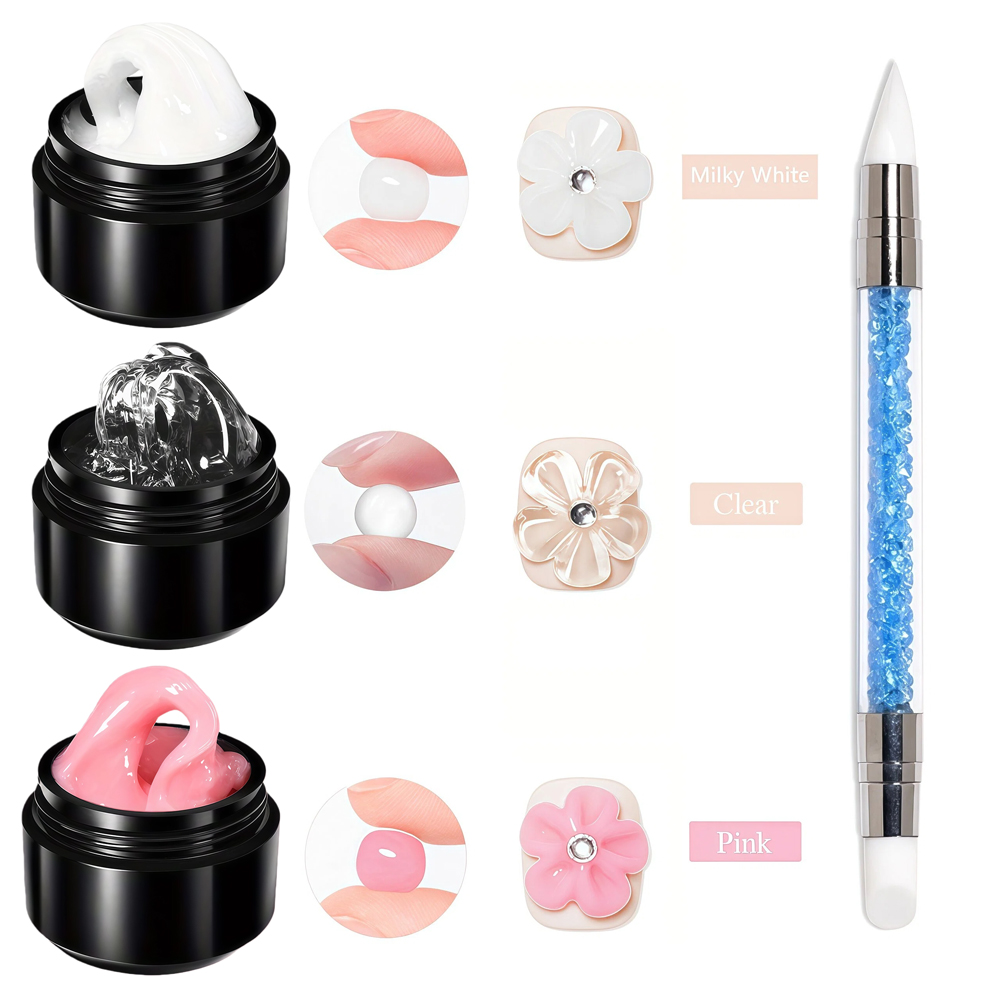 Conjunto de 4 peças 10 ml de gel sólido antiderr