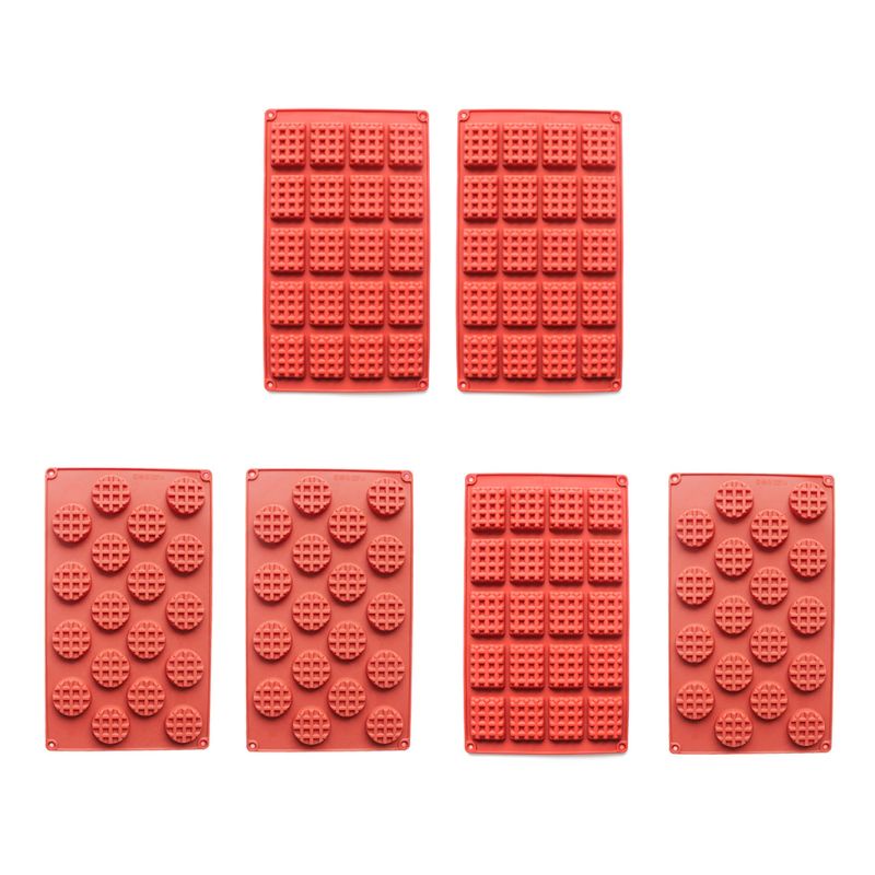 STE 2 Peças Conjunto 18 20 Cavidades Silicone Waf