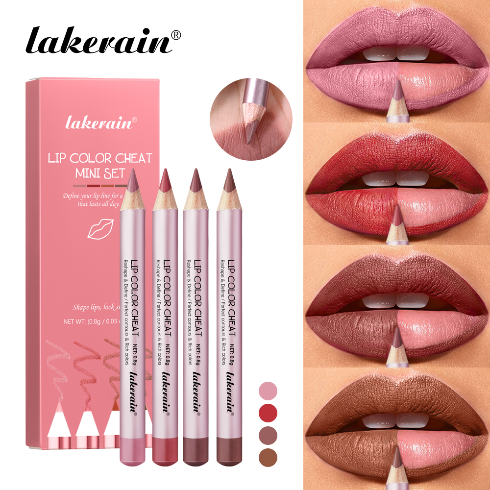 Conjunto De Delineador Labial Barato De Madeira Fo