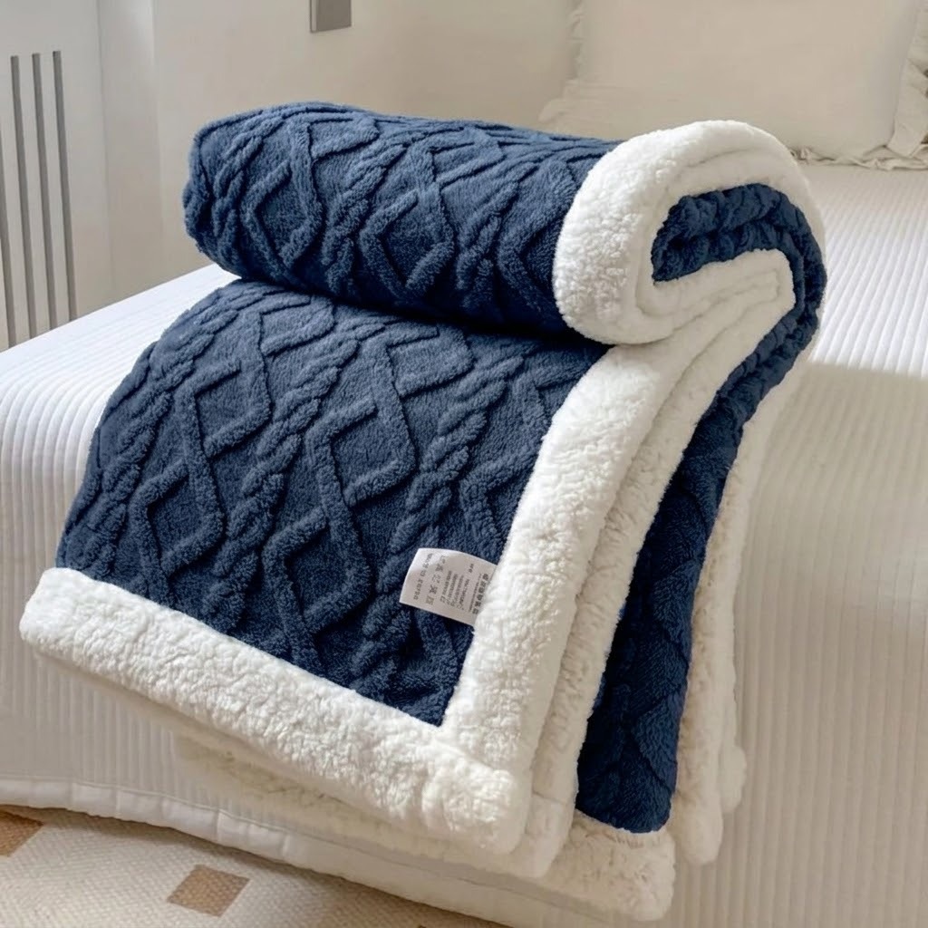 Cobertor Manta Sherpa Grossa 2,20 X 1,80 Mt Varias